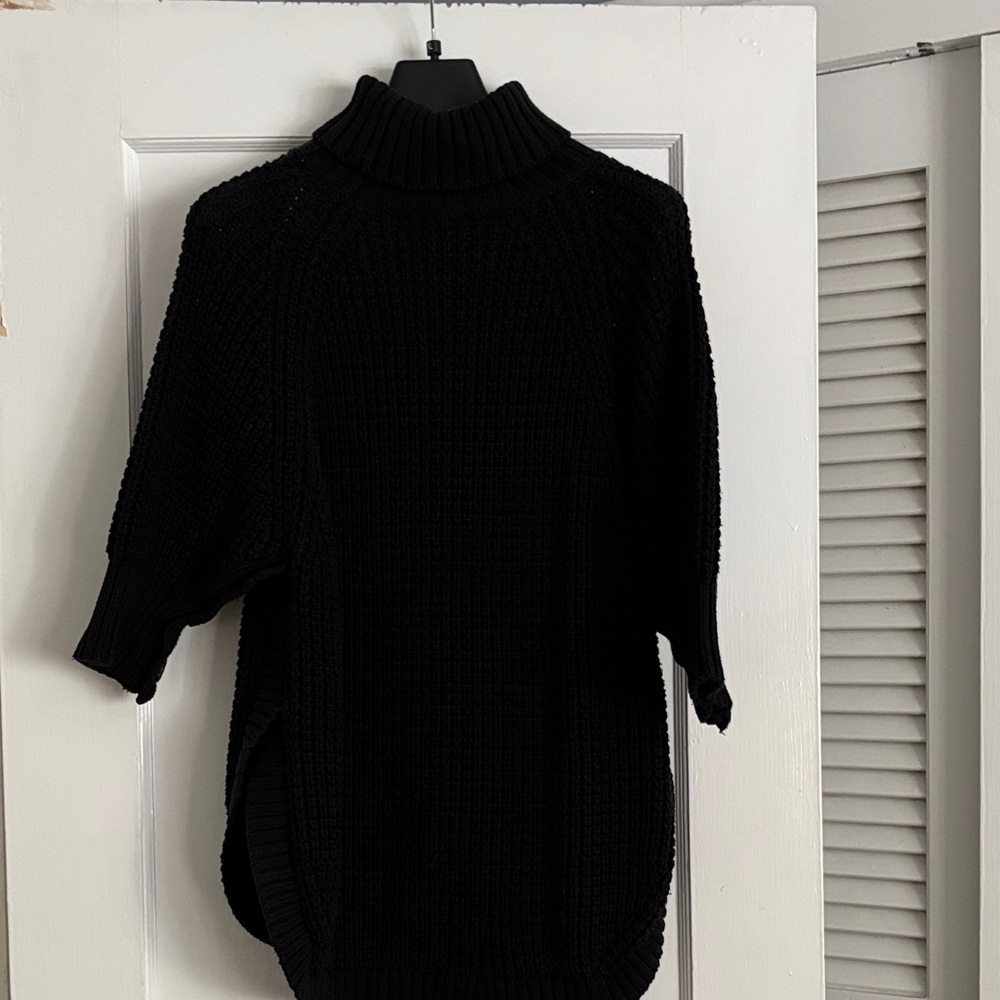 J. Crew Black turtleneck cotton Sweater